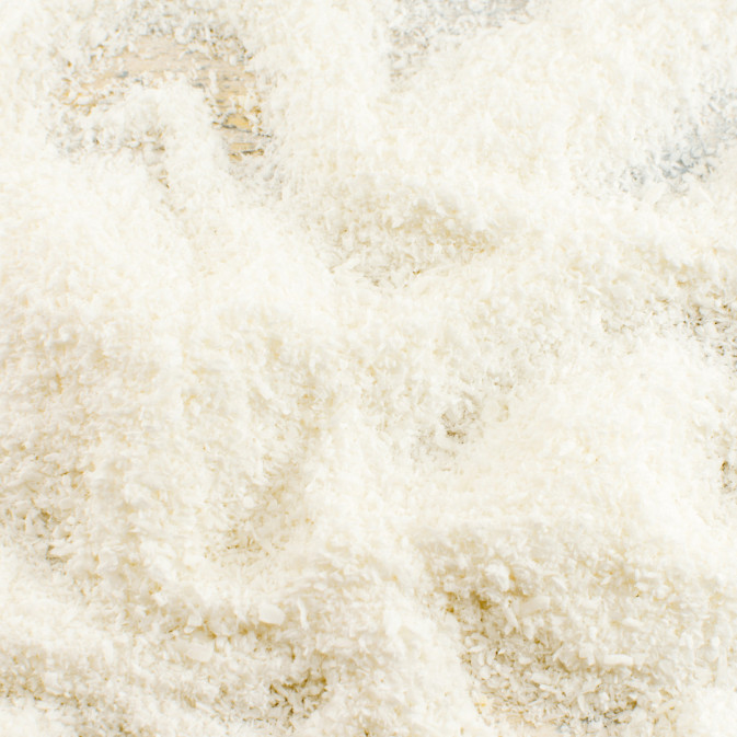 Grated coconut