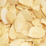 Blanched flaked almonds