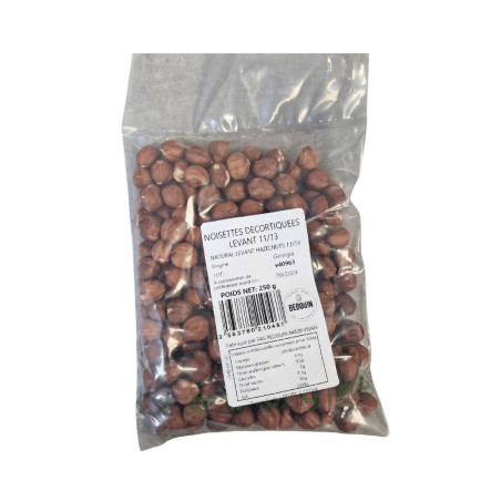 Shelled hazelnuts 250gr