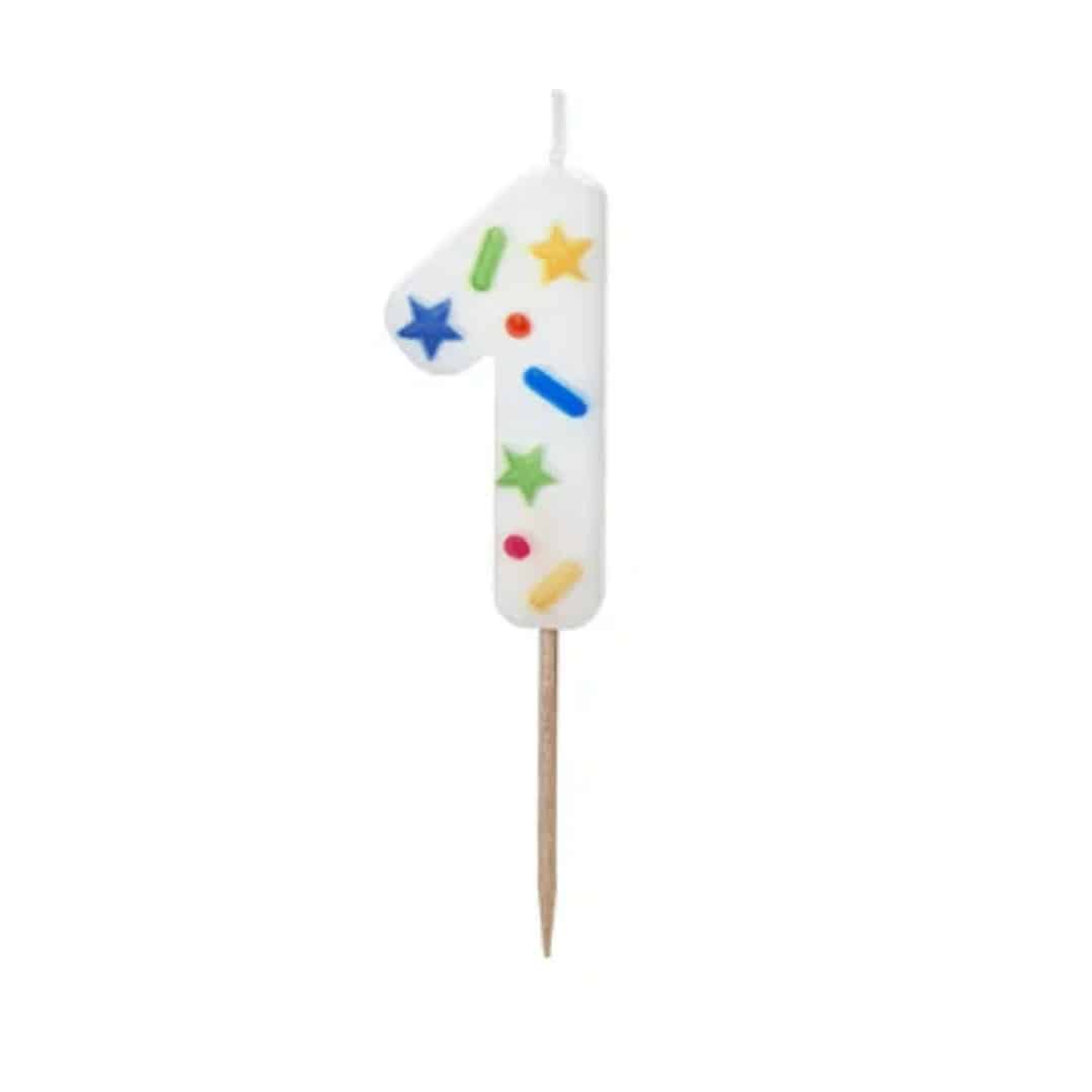 candle number sprinkles 1