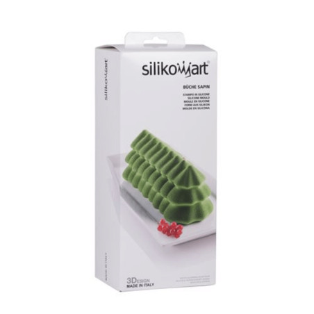 packaging silikomart fir log mold