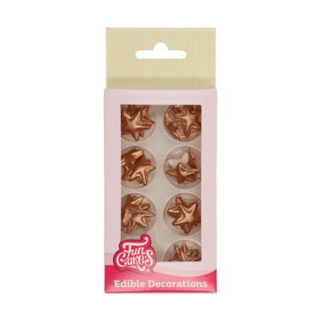 bronze colored funcakes sugar star