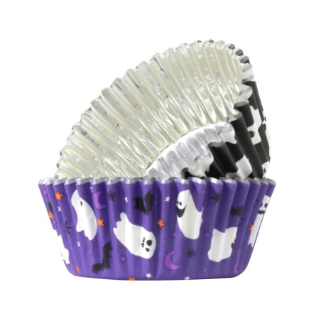ghost cupcake case detail