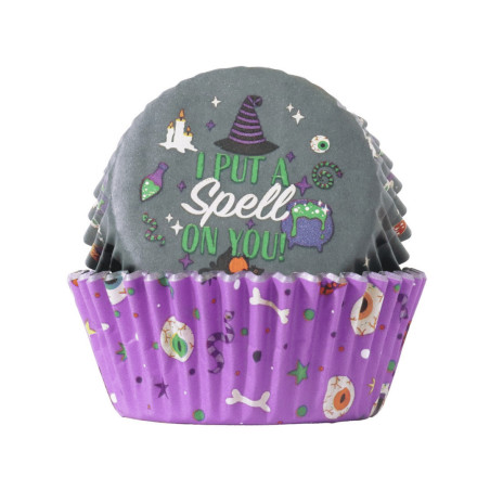 halloween style cupcake cases