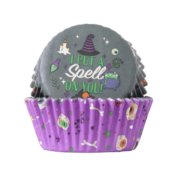 halloween style cupcake cases