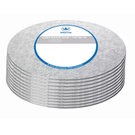 Round cake board Set of 10 - Diameter of your choice