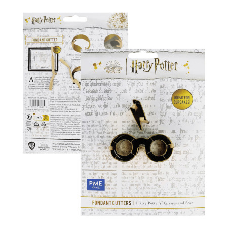 packaging cookie cutter glasses and harry potter scar