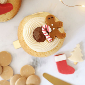 Christmas marzipan decoration