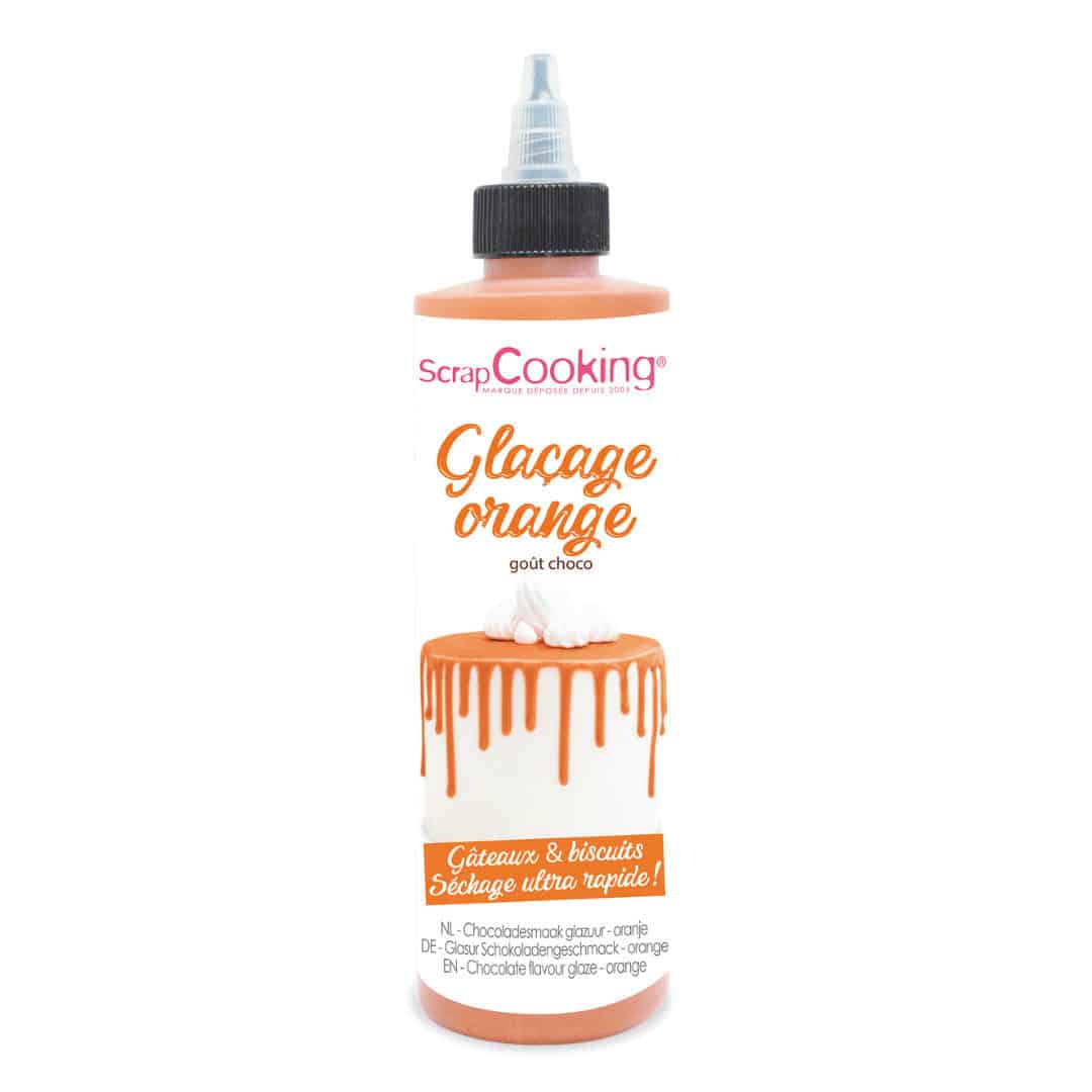 Orange Drip Cake Frosting