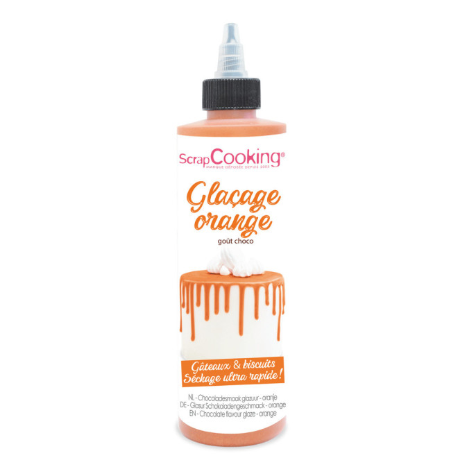 Orange Drip Cake Frosting