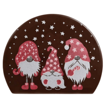 Christmas dwarf log end cap