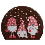 Christmas dwarf log end cap