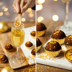 Decora Golden Edible Stars