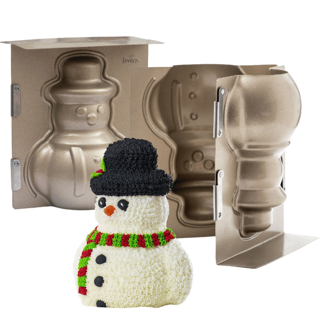3d snowman mold