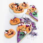 halloween cookie with sprinkles