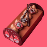 decorated log