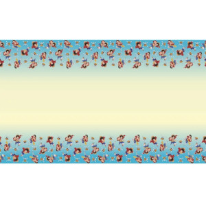 One piece birthday tablecloth