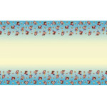 One piece birthday tablecloth