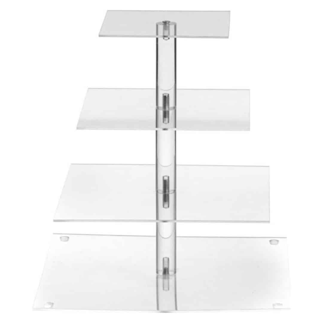 4-tier cocktail display