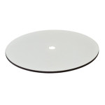 Round wooden tray with holes