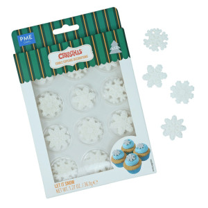12 Sugar Snowflakes
