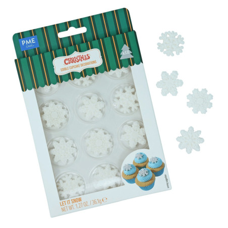 12 Sugar Snowflakes