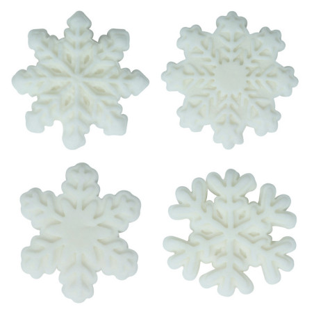 4 shapes of sugar flakes