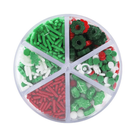 6 Christmas Sprinkle Cavities