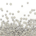 silver star and pearl sprinkles