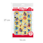 Stitch mini wafer discs Ø 3.4 cm in their packaging