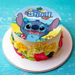 Stitch wafer disc 20 cm on a layer cake