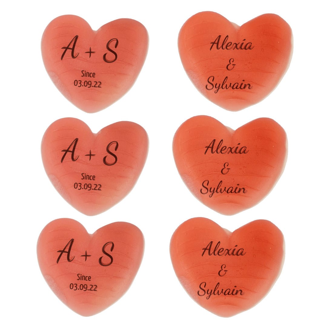 6 Personalized Heart Candies