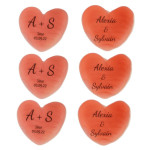 6 Personalized Heart Candies