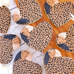 Silicone texture mat for sugar paste - Leopard pattern