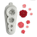 4 in 1 Rose Modeling Mold
