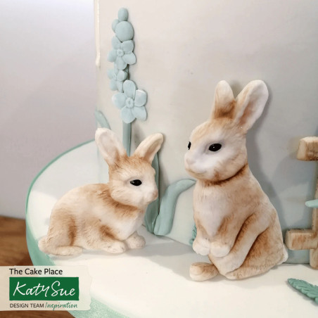 sugar paste rabbit modeling