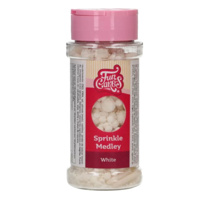 mix sprinkles medley white