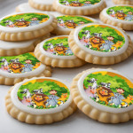 Jungle cupcake decoration