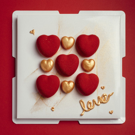 heart cupcakes