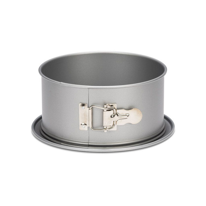 Springform pan with anti-overflow base