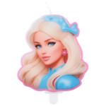 Girly birthday candle