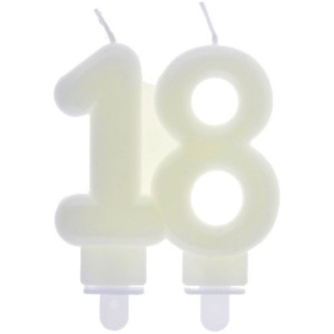 18th birthday candle phosphorescent