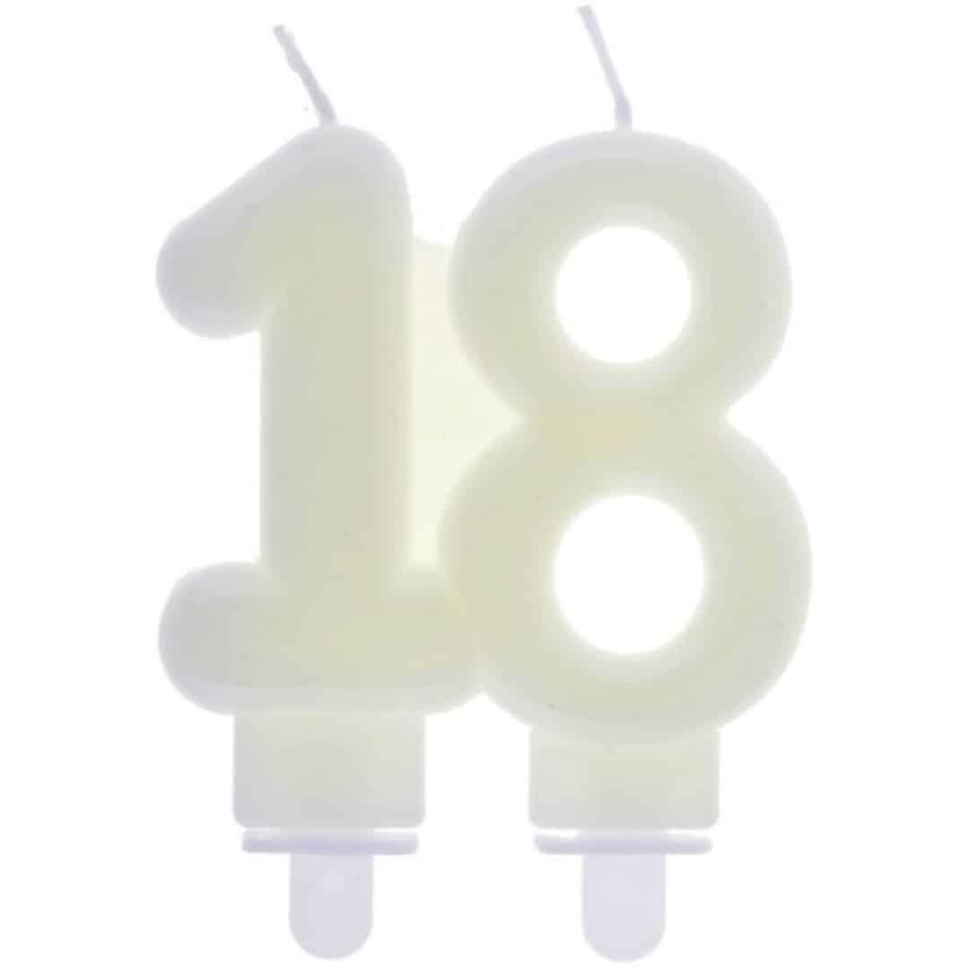 18th birthday candle phosphorescent
