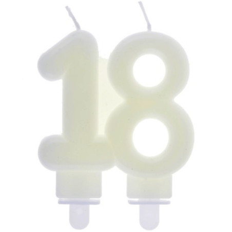 18th birthday candle phosphorescent