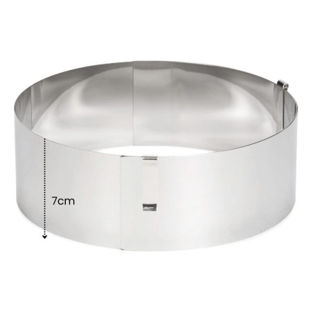 Adjustable pastry ring