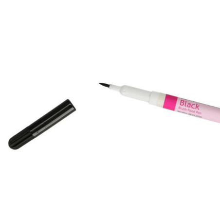 Black food felt tip