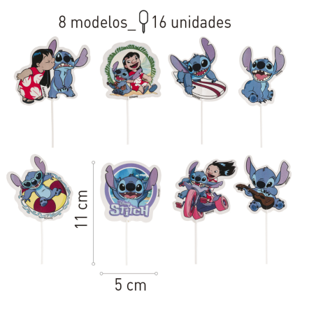 cupcakes toppers dimensions