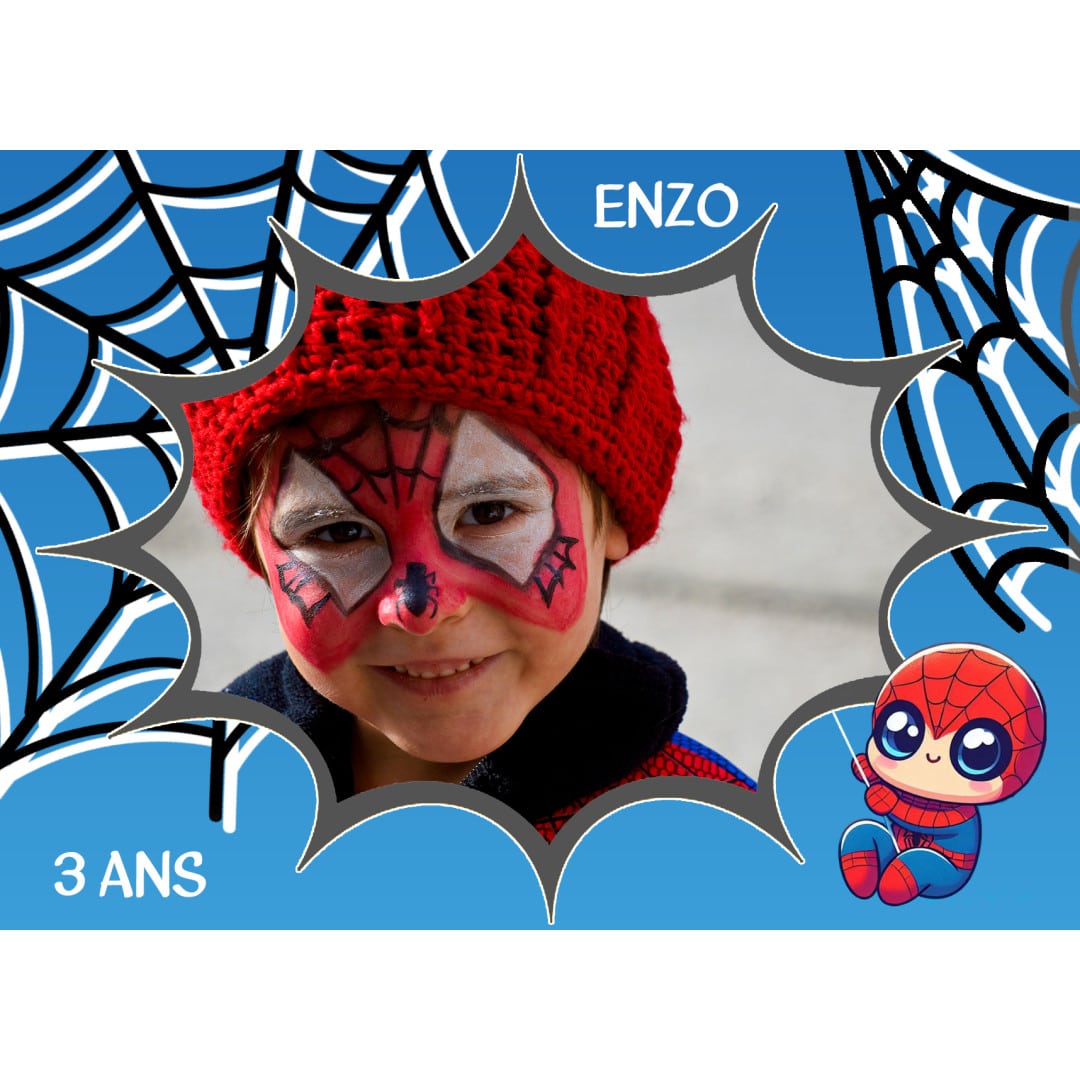Spider edible photo at a low price - A4 format!