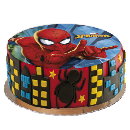 Spiderman birthday cake