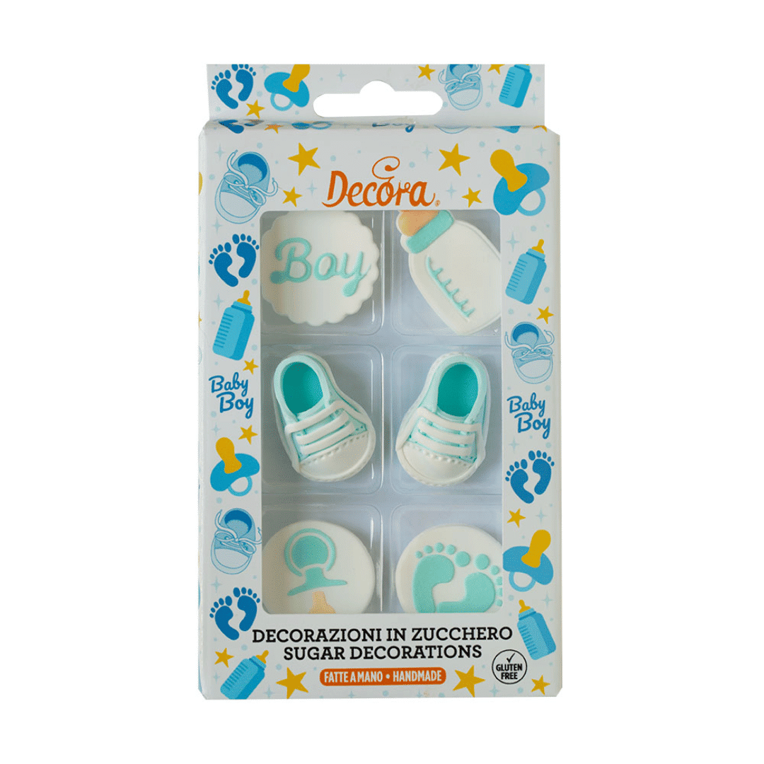 sugar decorations it's a boy